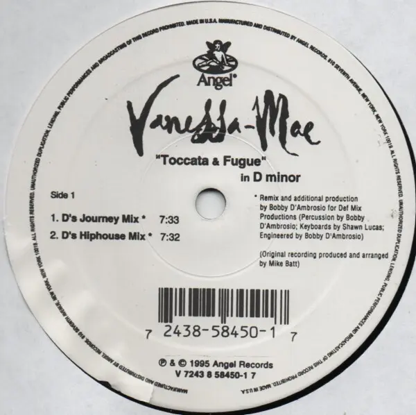 Album cover for Toccata & Fugue In D Minor by Vanessa-Mae