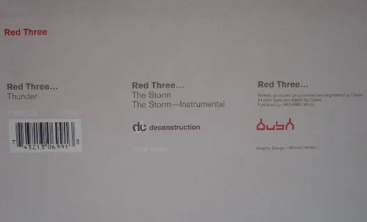 Album cover for Red Three by Dave Clarke