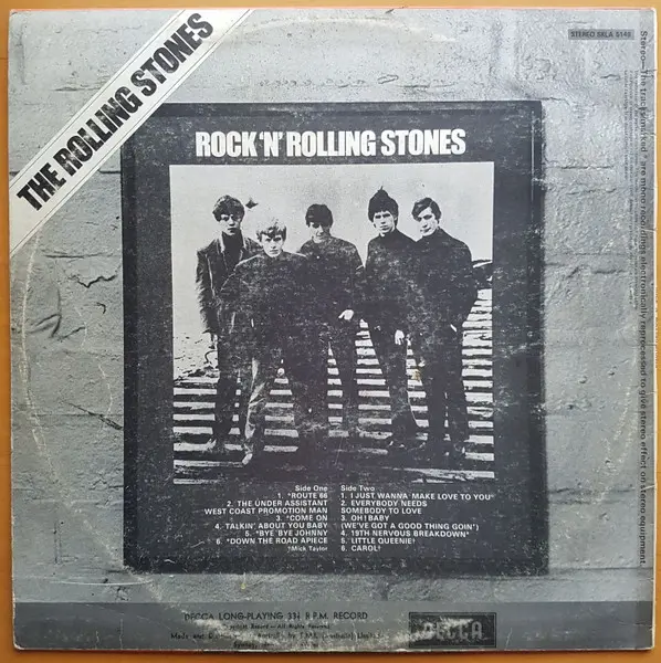 Rolling Stones, The - Rock 'N' Rolling Stones - 1972 - Classic Rock, Rhythm & Blues - Decca - Vinyl 1x LP, Compilation