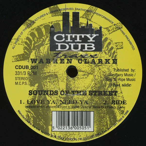 Album cover for Sounds Of The Street by Warren Clarke