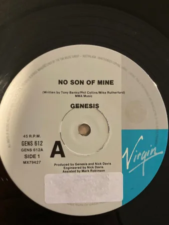 Album cover for No Son Of Mine by Genesis