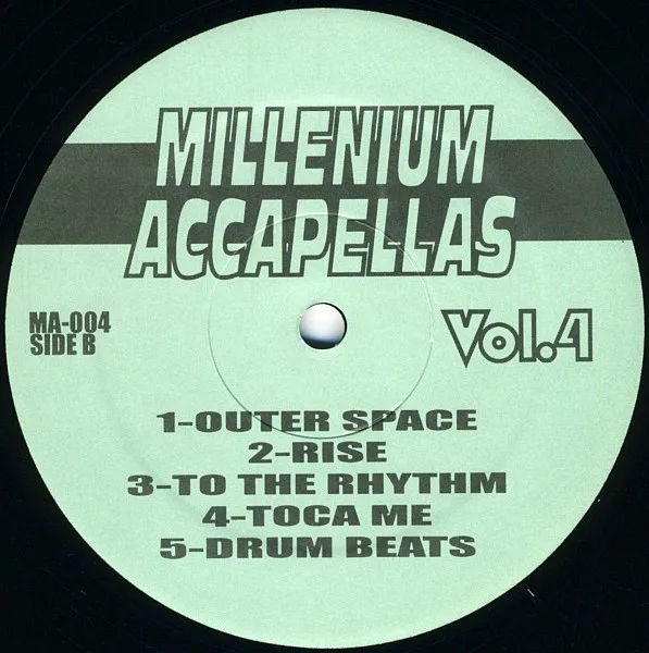 Album cover for Millenium Accapellas Vol.4 by Various