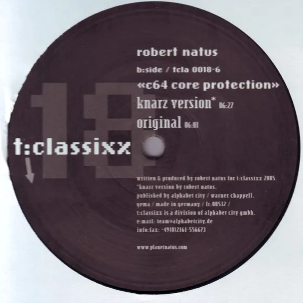 Album cover for C64 Core Protection by Robert Natus