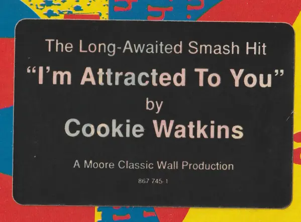 Cookie Watkins - I'm Attracted To You, Electronic, Deep House, Garage House, 1991 - Smash Records, US, Vinyl 1x 12", 33 ⅓ RPM
