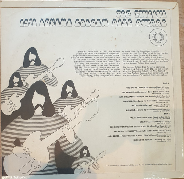 Various - Loxene Golden Disc Award 1971 - 1971 -Ballad, Pop Rock, Vocal -Loxene -Vinyl 1x LP, Compilation