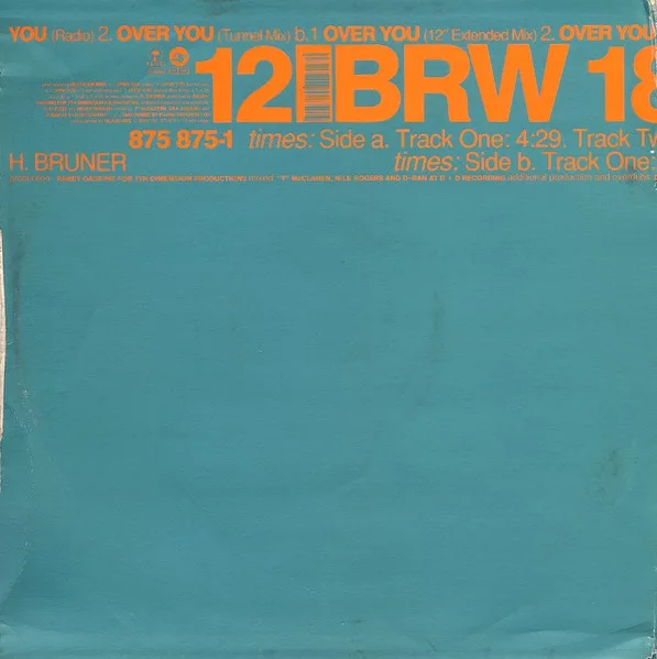 Album cover for Over You by Taken Featuring Helen Bruner