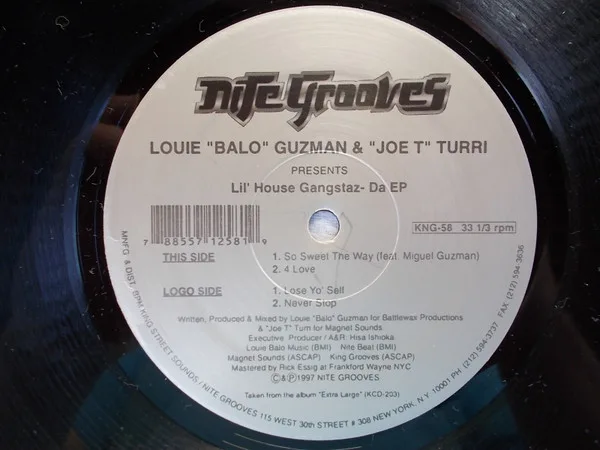 Album cover for Da EP by Louie "Balo" Guzman & Joe Turri Presents Lil' House Gangstaz