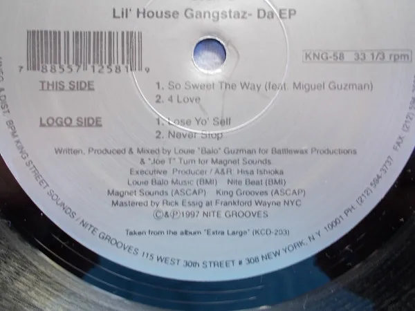 Album cover for Da EP by Louie "Balo" Guzman & Joe Turri Presents Lil' House Gangstaz