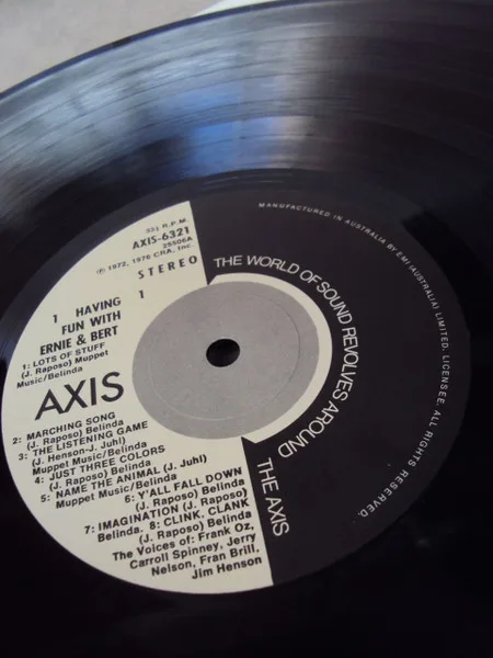 Album cover for The Lovable Muppets Of Sesame Street by Sesame Street