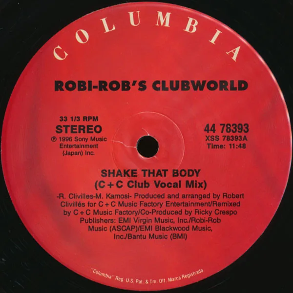 Album cover for Shake That Body by Robi Rob's Clubworld