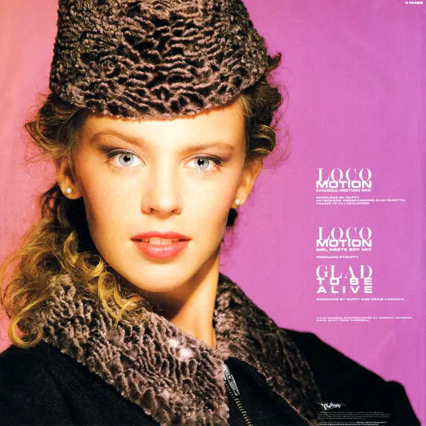 Kylie Minogue - Locomotion - Chugga-Motion Mix, Electronic, Hi NRG, Synth-pop, 1987 - Mushroom, Australia & New Zealand, Viny