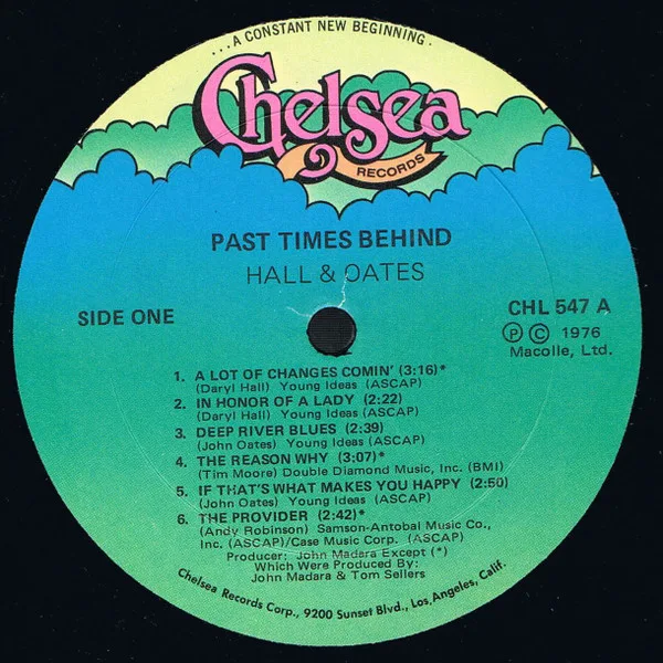 Album cover for Past Times Behind by Daryl Hall & John Oates