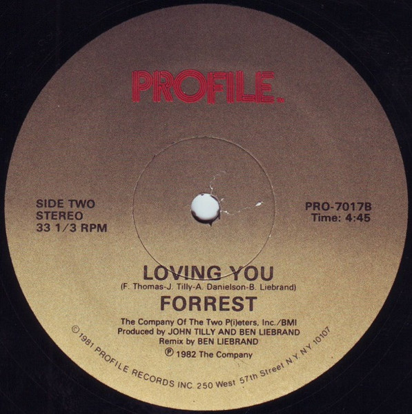 Forrest - Rock The Boat - 1982 - Disco - Profile Records - Vinyl 1x 12", 33 ⅓ RPM, Single