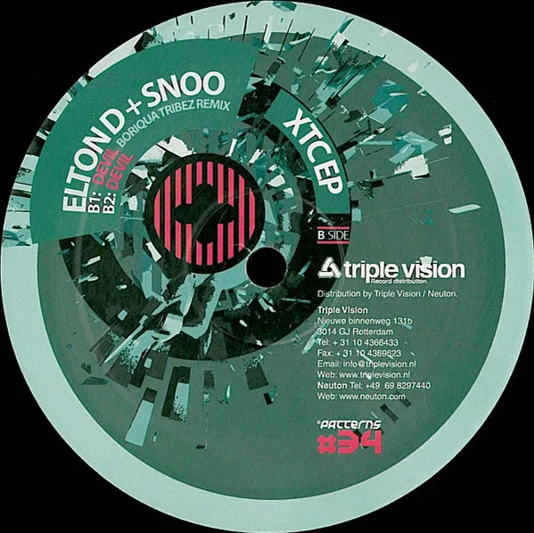 Album cover for XTC EP by Elton D & Snoo