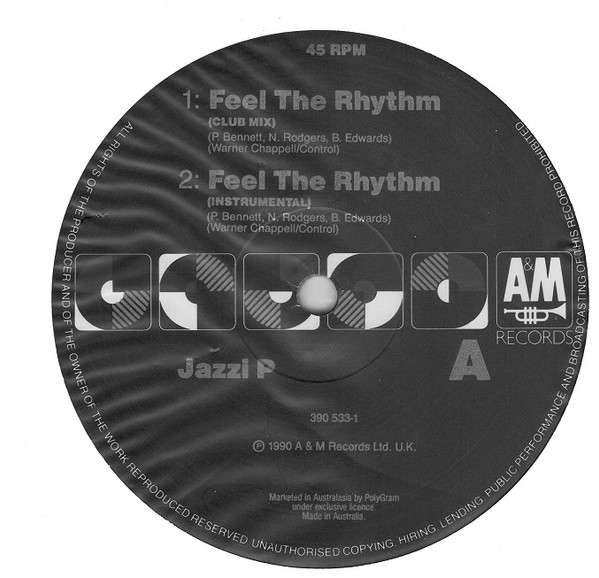 Album cover for Feel The Rhythm by Jazzi P
