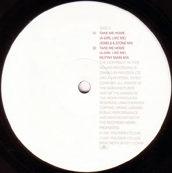 Album cover for Take Me Home by Sophie Ellis-Bextor