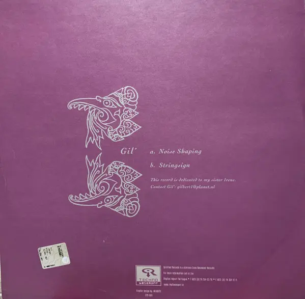 Gil - Noise Shaping / Stringsign, Electronic, Progressive House, Techno, 2000 - Spiritual Records, Netherlands, Vinyl 1x 12"