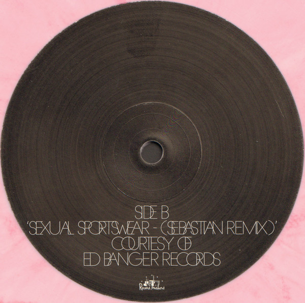 Sébastien Tellier - Sexual Sportswear, Electronic, House, Synth-pop, 2007 - Record Makers, France, Vinyl 1x 12", 33 ⅓ RPM, Li