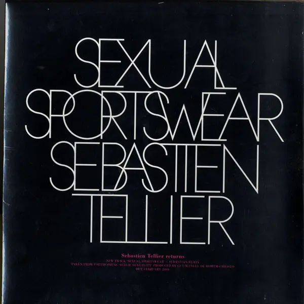 Sébastien Tellier - Sexual Sportswear, Electronic, House, Synth-pop, 2007 - Record Makers, France, Vinyl 1x 12", 33 ⅓ RPM, Li