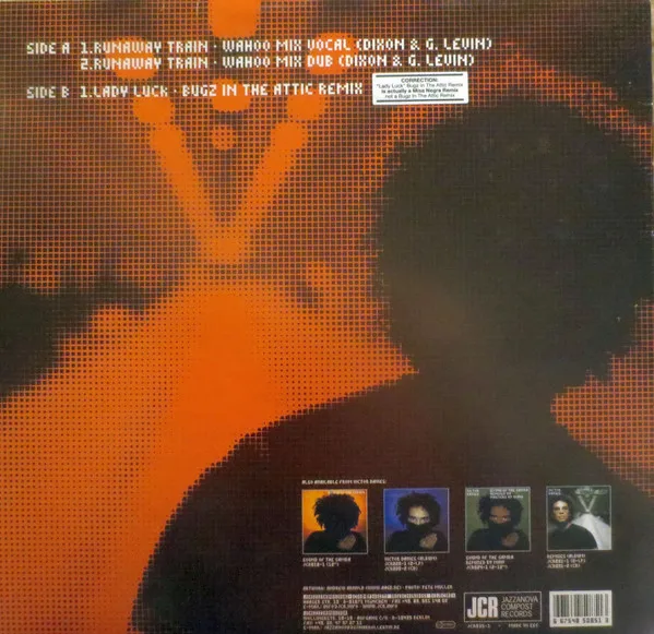 Album cover for Runaway Train / Lady Luck by Victor Davies