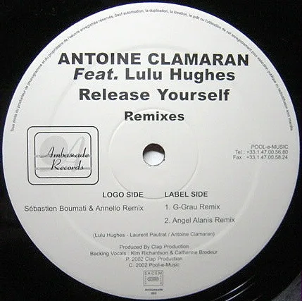 Album cover for Release Yourself (Remixes) by Antoine Clamaran Feat. Lulu Hughes