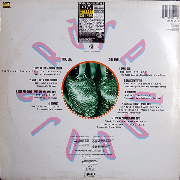 Various - Rare Groove Vol. 1, Electronic, Funk / Soul, Jazz, Breaks, Disco, Funk, Jazz-Funk, Soul, 1988 - Street Sounds, UK, 