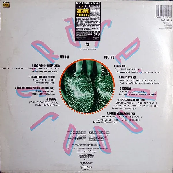 Various - Rare Groove Vol. 1, Electronic, Funk / Soul, Jazz, Breaks, Disco, Funk, Jazz-Funk, Soul, 1988 - Street Sounds, UK, 