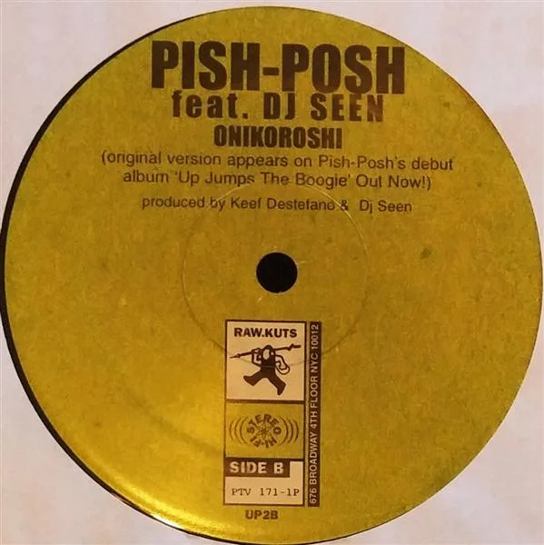 Album cover for Da Monsta Remix / Onikoroshi by Pish Posh Feat. DJ Seen