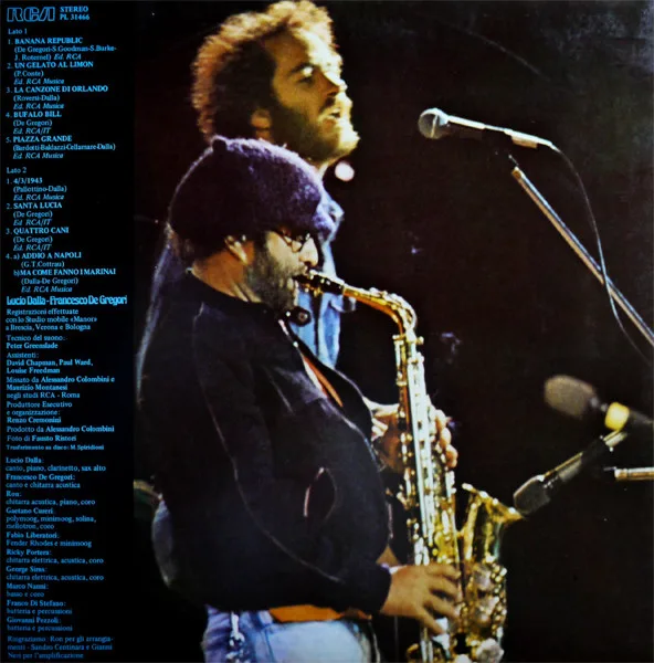 Album cover for Banana Republic by Lucio Dalla - Francesco De Gregori