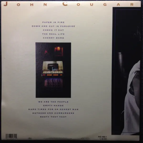 John Cougar Mellencamp - The Lonesome Jubilee, Rock, Folk Rock, Southern Rock, 1987 - Mercury, Australasia, Vinyl 1x LP, Albu