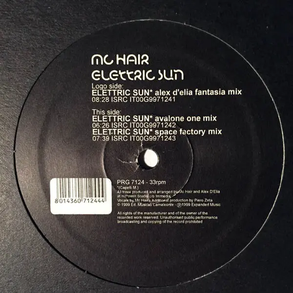 Album cover for Elettric Sun by MC Hair