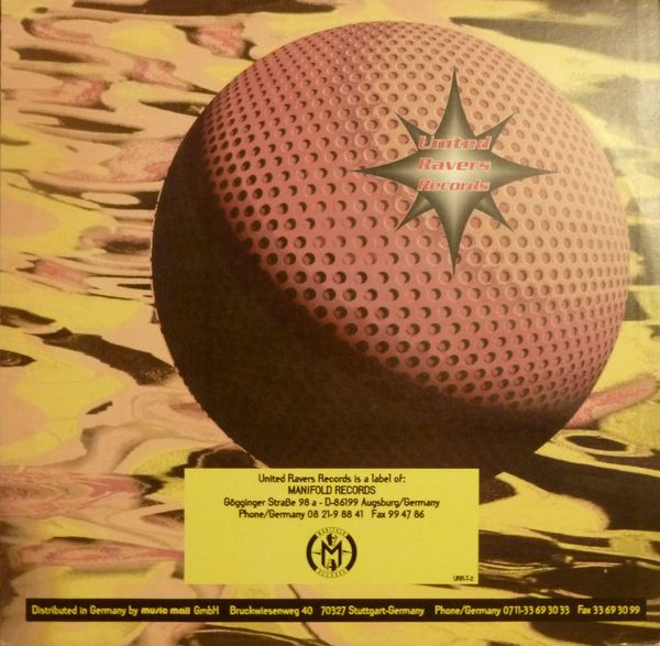 Code-25 - Organix, Electronic, Acid, Hard Trance, 1996 - United Ravers Records, Germany, Vinyl 1x 12"