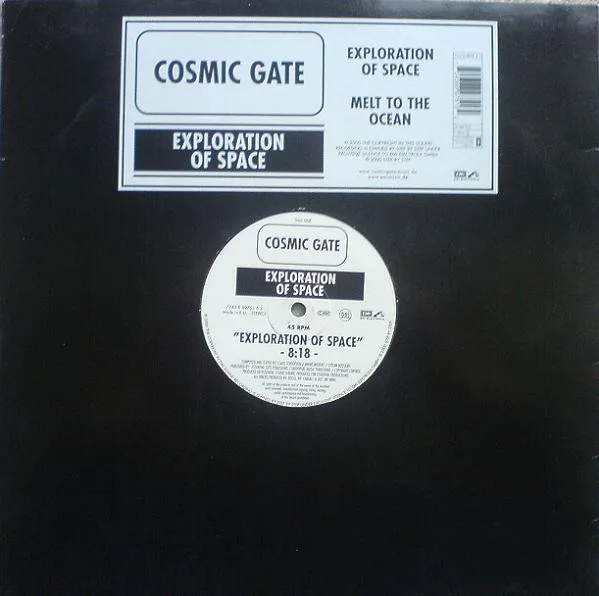 Album cover for Exploration Of Space / Melt To The Ocean by Cosmic Gate