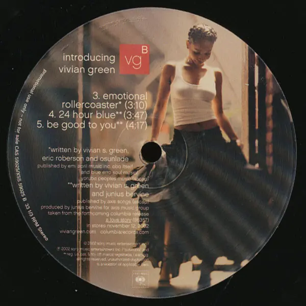 Album cover for Introducing Vivian Green by Vivian Green