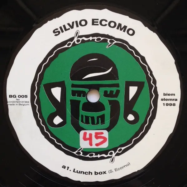 Silvio Ecomo - Lunch Box, Electronic, Breakbeat, Tech House, Techno, UK Garage, 1998 - Bango, Netherlands, Vinyl 1x 12", 45 R