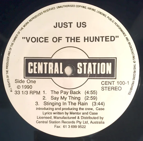 Album cover for Voice Of The Hunted by Just Us (5)
