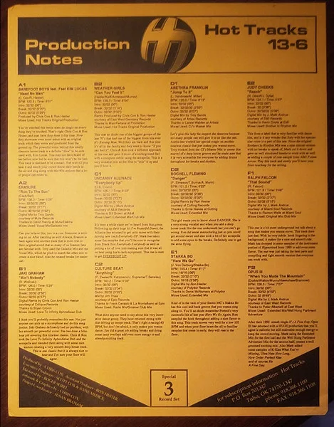 Album cover for Hot Tracks 13-6 by Various