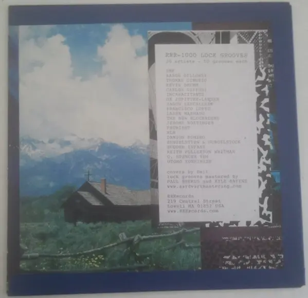 Various - RRR-1000 Lock Grooves, Electronic, Experimental, Industrial, Noise, 2009 - RRRecords, US, Vinyl 1x LP, Compilation,