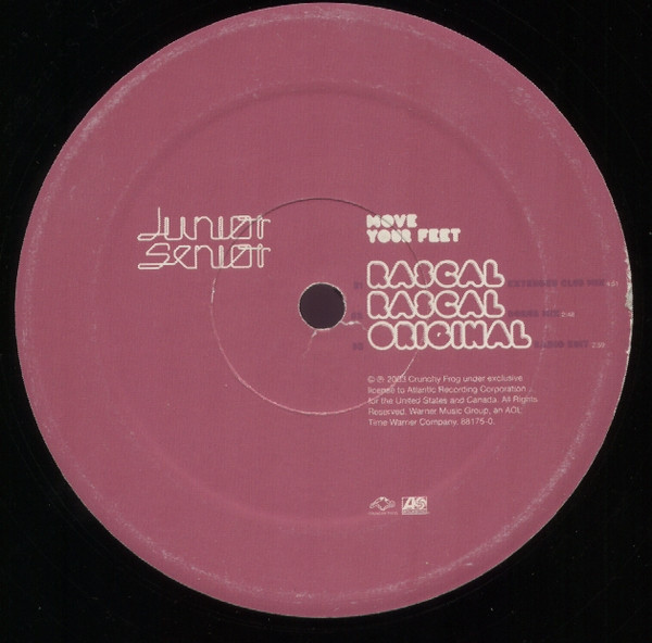 Junior Senior - Move Your Feet (Remixed), Electronic, Breakbeat, House, 2003 - Atlantic, US, Vinyl 1x 12", 33 ⅓ RPM