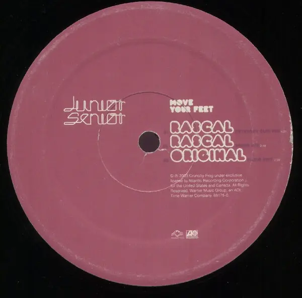 Junior Senior - Move Your Feet (Remixed), Electronic, Breakbeat, House, 2003 - Atlantic, US, Vinyl 1x 12", 33 ⅓ RPM