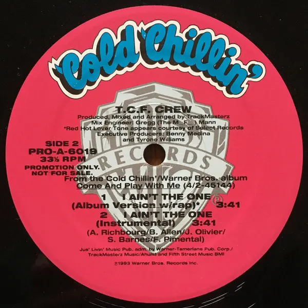 Album cover for I Ain't The One by T.C.F. Crew