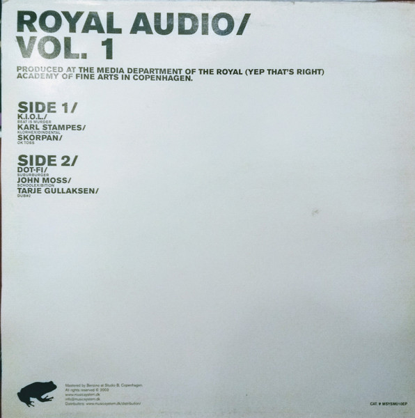 Various - Royal Audio Vol. 1, Electronic, Abstract, Experimental, IDM, 2003 - Musicsystem, Denmark, Vinyl 1x 12", EP