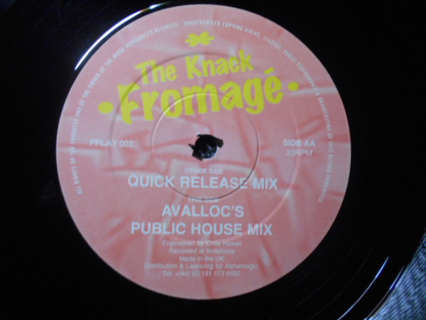 Knack (2), The - Fromage, Electronic, Hard House, Fair Play, UK, Vinyl 1x 12"