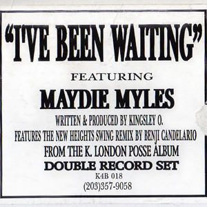 K London Posse Featuring Maydie Myles - I've Been Waiting, Electronic, Garage House, House, 1995 - K4B Records, US, Vinyl 2x 