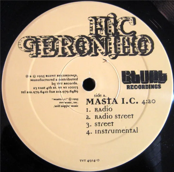 Album cover for Masta I.C. by Mic Geronimo