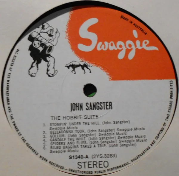 Album cover for The Hobbit Suite by John Sangster