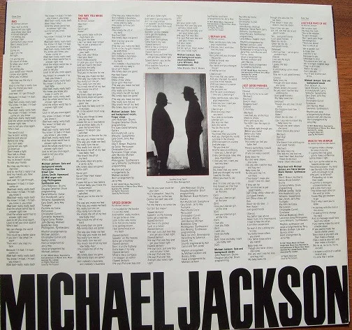 Album cover for Bad by Michael Jackson