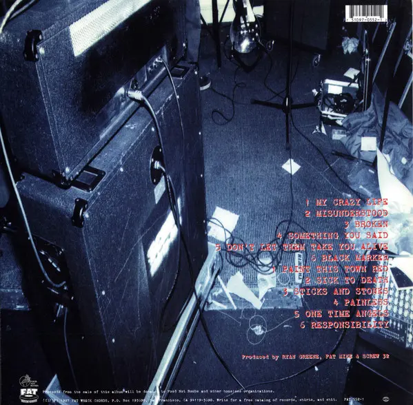 Screw 32 - Under The Influence Of Bad People, Rock, Punk, 1997 - Fat Wreck Chords, US, Vinyl 1x LP, Album