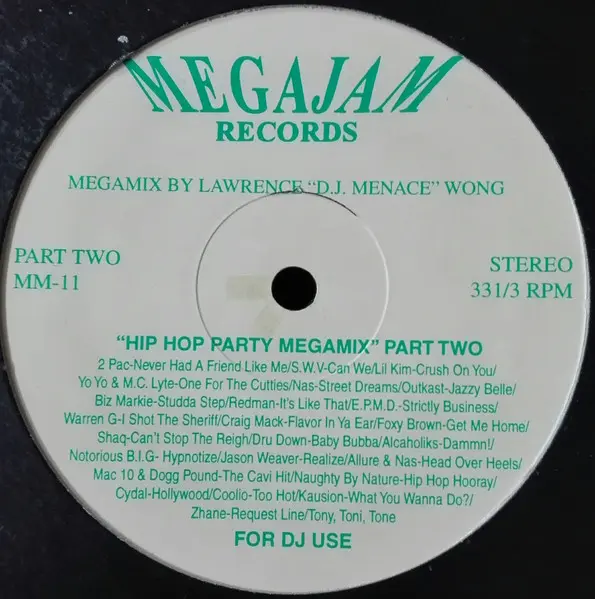 Album cover for Hip Hop Party Megamix by Various