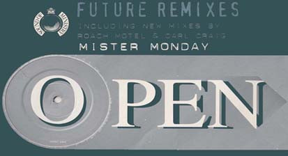Mr. Monday - Future (Remixes), Electronic, House, 1995 - Open, UK, Vinyl 1x 12", 33 ⅓ RPM